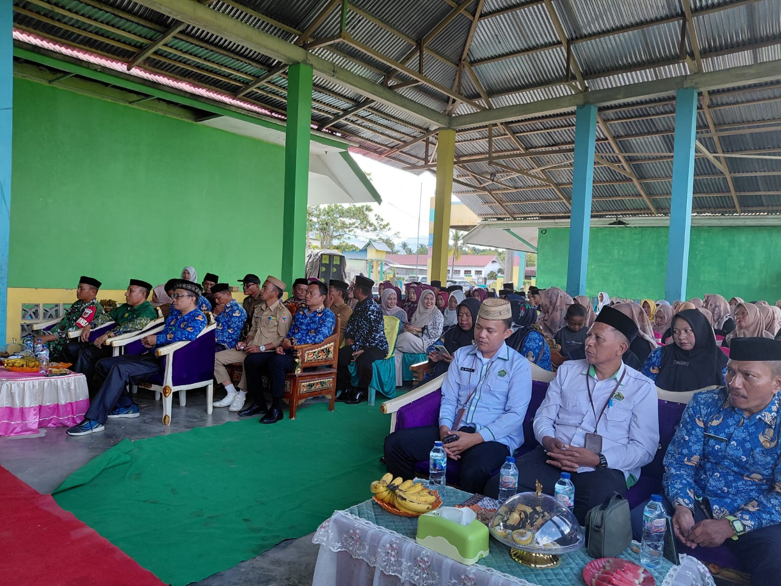 Babinsa Koramil 1315-05/Kabupaten Gorontalo Hadiri Aflah Akhirussanah Penamatan Siswa Kelas IX MTs Muhammadiyah Bululi