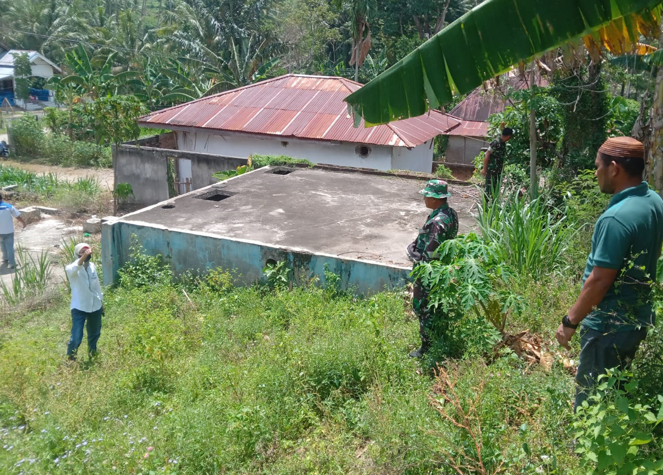 Pantau Lokasi Rencana Koperasi Desa Kelurahan Merah Putih Personel Koramil 1315-02 Limboto